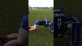 Sled Drill - Scrum profile/technique