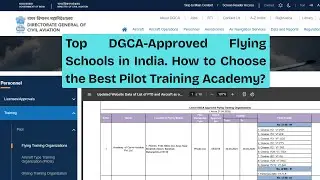 Top DGCA-Approved Flying Schools in India (2025) | How to Choose the Best Pilot Training Academy?