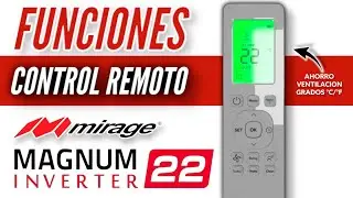 Funciones Control Mirage Magnum 22 | Ahorro, FAN, °C/°F