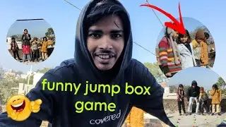 Funny box game with little sister 😅 @aarushbhola17 @souravjvlogs #funny 
