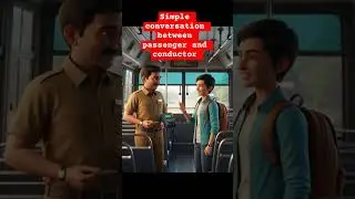 Simple conversation in the bus #tamiltoenglish #howtoimprovespokenenglishintamil #spokenenglish