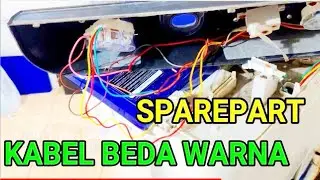 Cara mengganti wash timer Mesin Cuci Aqua 2 Tabung yang rusak