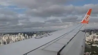 Landing in São Paulo (Congonhas) on Gol 737-800