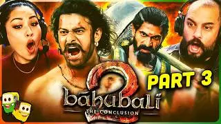 Part 3 - BAAHUBALI 2: THE CONCLUSION Movie Reaction! | Prabhas | Anushka Shetty | S. S. Rajamouli