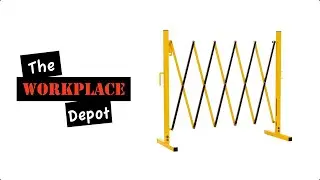 Small Expanding Safety Barrier from The Workplace Depot: BARRIER-15