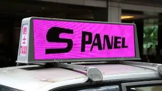 S Panel - Brand new LED Taxi Top in HK