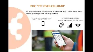 Comunicaci&oacute;n de radiotelefonos con Tecnolog&iacute;a POC