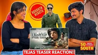 Tejas Official Teaser Reaction | Kangana Ranaut | Sarvesh M | Ronnie Screwvala | SoSouth Reacts