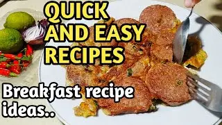 MURANG ULAM NA PANG AGAHAN | EASY BEEF LOAF WITH EGG RECIPE