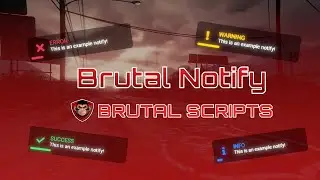 Brutal Notify FiveM [Standalone]