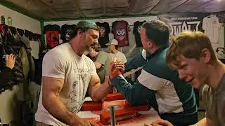 Devon Larratt armwrestling Marc Pilon - February 29, 2024