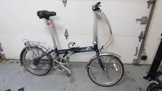 My fully upgraded Dahon Speed D7, or Dahon Speed D7 squared, has a 2x7 drivetrain