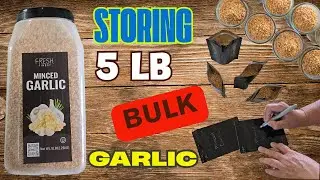 How to Store BULK Garlic for LONG Term
