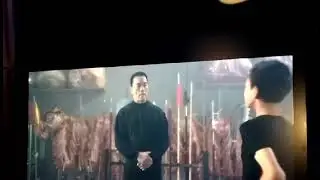 Jerry Yu  with Hong Kong star Carter Wong in the action movie at 11yrs old