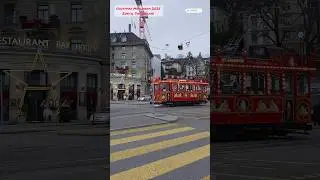M&auml;rlitram In Zurich City | Christmas 2025 #m&auml;rlitram #christmas2025 #shorts #b2clicks #switzerland