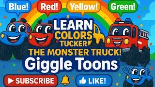 “Learn Colors wiith Tucker the Monster Truck'' #preschoollearning #kidslearningcolors #cocomelon