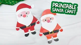 Printable Santa Craft For Kids
