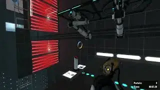 Portal 2 - Laser Platform Human-Theory TAS in 13.95