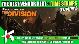 The Division | GREAT PVE LIBERATOR ROLL! THE BEST VENDOR RESET - FEB 24 2018 + TIME STAMPS
