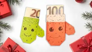 🎄 How to Fold a Christmas Mitten from Paper 🎅 Festive Origami Idea