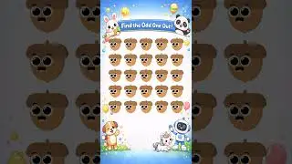 Find the Odd One Out 10🧠👀 | Fun Brain Puzzle for Kids | Spot the Difference #Shorts