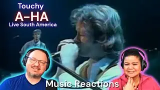 Реакция пар на выступление группы A-HA с песней 