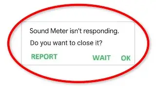 How To Fix Sound Meter Isn't Responding Error Android & Ios - Fix Sound Meter App Not Open Problem