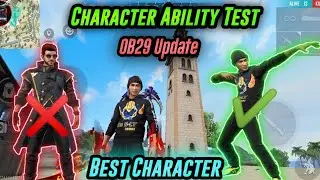 OB29 Update Character Ability Test | Best character Jota 2.0🔥|  skill test free fire tamil ❤️