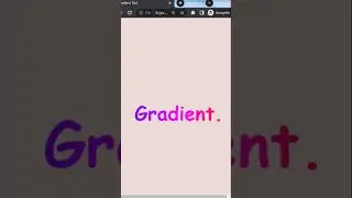 Gradient Text Animation using HTML CSS