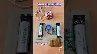 DIY Wireless Time Project: Experimenting With RF & Relay Module Bomb Activation&nbsp;Technology #shorts