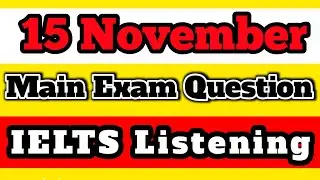 Тест IELTS Listening Test 2025 от 15 ноября | Решение реальных вопросов экзамена | Практика аудир...