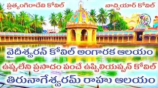 Tirunageswaram Navagraha Rahu temple | oppiliappan temple near kumbakonam