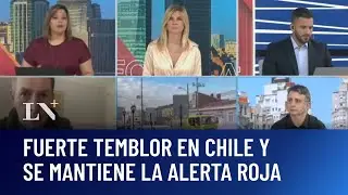 Fuerte temblor en Chile que mantiene la alerta roja: se registró una réplica de 6,6 de magnitud