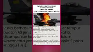 Rusia berhasil tembak jatuh jet tempur jenis F-16  buatan AS di Ukraina #beritaterkini #kabarterbaru