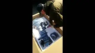Распаковка и обкатка✅ лодочного мотора Микатсу 15 (Mikatsu M15FHS)