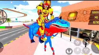 Spider Robot Hero Car Game - Gameplay #16