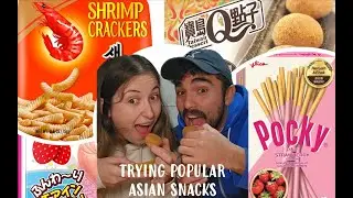 Trying popular Asian Snacks ( Honest Review)