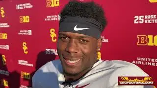 USC RB Woody Marks on scoring 3 TDs, relationship with Will Rogers III