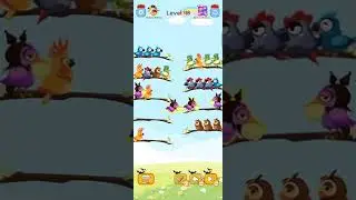 Bird Sort Color Gameplay Walkthrough All Levels #BirdSortColor