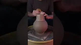 Throwing a Vase in 2 sections