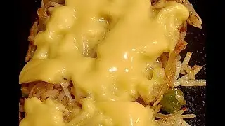 Easy Scattered Hash Browns on the Griddle