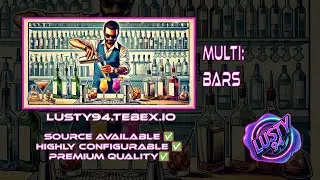 Multi Bars - Fully Modular Bars / Clubs Script PReview