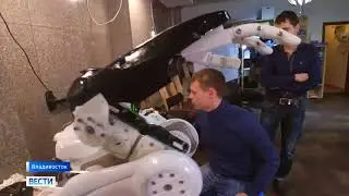 Робот Адам на телеканале Россия 1