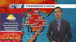 Sweltering Sunday Ahead - Evening Forecast (06/22/24)