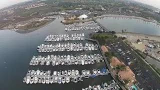 Newport Dunes Marina Aerial Tour