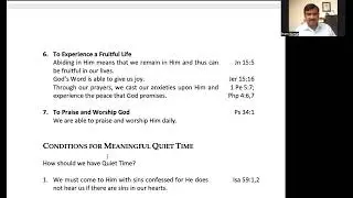 QUIET TIME | CARECELL | Basics of the Christian Life 