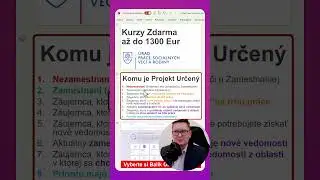 Online kurzy &Uacute;rad Pr&aacute;ce ZDARMA - Projekt Zručnosti pre Trh Pr&aacute;ce 🎓 #Online #Kurzy #&Uacute;radPr&aacute;ce