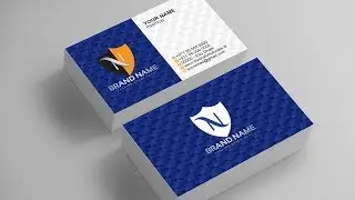 illustrator Tutorials : How to design a Modern Business Card easy