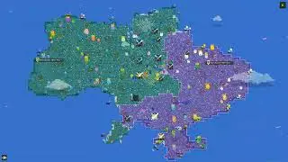 I Simulated a Civil War in Ukraine &ndash; East vs West! (WorldBox Timelapse)