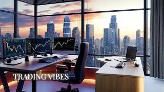 Trading Music | Night City Skyline Chill Trading Beats